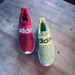 Adidas Mens -Lite Racers slip on tennis shoes excellent condition